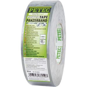 1x 50m Petec Powertape Silber Uni Gewebe-band Klebeband Panzertape Gaffa Tape: 1x 50m Petec Powertape Silber Uni Gewebe-band Klebeband Panzertape Gaffa Tape: