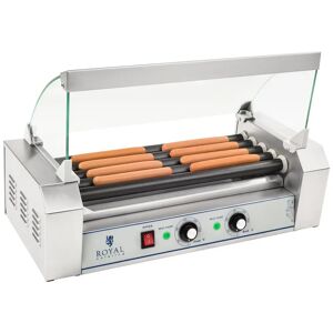 Royal Catering Hot Dog Grill - 5 Rollen - Teflon