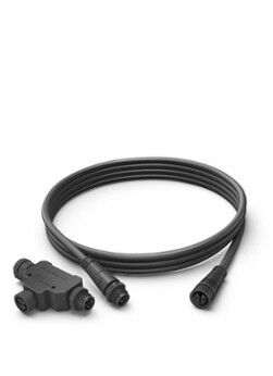 Philips Hue Cable Extension and Connector Stromkabel 2,5 m Schwarz