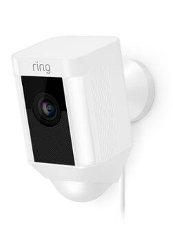 Ring Spotlight Cam Wired Sicherheitssystem Weiß