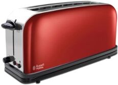 Russell Hobbs Color Plus + extra langer Toaster mit 1 Steckplatz 21391-56 Rot