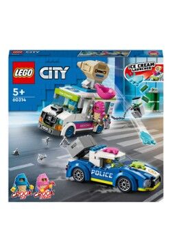 Lego Eiswagen Polizeijagd Bauspielzeug - 60314 Bunt