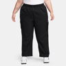 Nike Sportswear EssentialWeb-Cargohose mit hoher Taille für Damen - Schwarz 4X Female  Schwarz