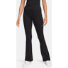 Eng anliegende Nike Sportswear Chill Knit Mini-Rib-Leggings mit ausgestelltem Bein für Damen - Schwarz L (EU 44-46) Female  Schwarz