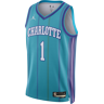 LaMelo Ball Charlotte Hornets 2023/24 Nike Dri-FIT NBA Swingman Trikot für Herren - Blau XXL Male  Blau