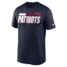 Nike Dri-FIT Team Name Legend Sideline (NFL New England Patriots)Herren-T-Shirt - Blau S Male  Blau