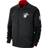 Miami Heat Showtime City Edition Nike Dri-FIT Long-Sleeve Jacke mit durchgehendem Reißverschluss für Herren - Schwarz M Male  Schwarz