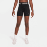 Nike Pro Shorts für ältere Kinder (Mädchen) - Schwarz M Female  Schwarz