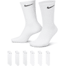 Nike Everyday CushionedCrew-Trainingssocken (6 Paar) - Weiß 42-46 Unisex  Weiß