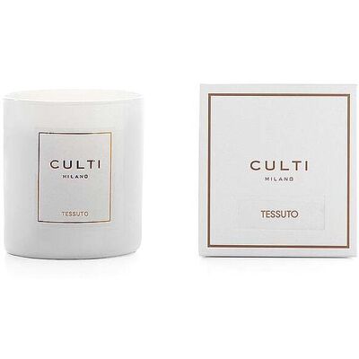 CULTI Kerze 270g WHITE CLASSIC Tessuto weiss B CULTI Kerze 270g WHITE CLASSIC Tessuto weiss B