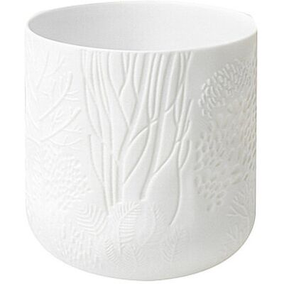 RAEDER Teelichthalter DANKBAR 8x8,5cm Weiss weiss B RAEDER Teelichthalter DANKBAR 8x8,5cm Weiss weiss B