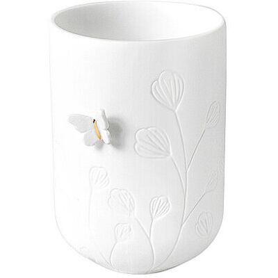 RAEDER Teelichthalter SCHMETTERLING 6x9cm Weiss weiss B RAEDER Teelichthalter SCHMETTERLING 6x9cm Weiss weiss B