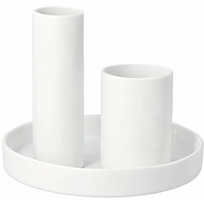 RAEDER Vase GLUECKSMOMENT 16,2cm weiss B RAEDER Vase GLUECKSMOMENT 16,2cm weiss B