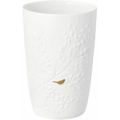 RAEDER Vase GOLDVOGEL 13,7cm weiss B RAEDER Vase GOLDVOGEL 13,7cm weiss B