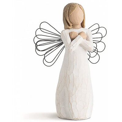 WILLOW TREE Figurine Engel - Sign for Love weiss B WILLOW TREE Figurine Engel - Sign for Love weiss B
