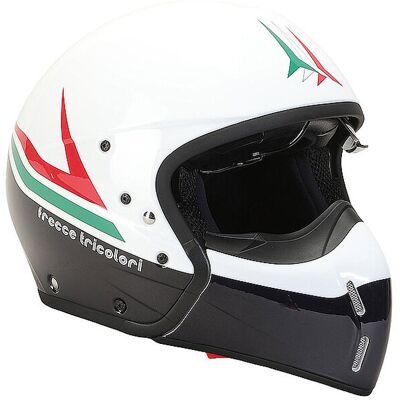 AERONAUTICA MILITARE Motorradhelm aus Carbon White/Blue Navy weiss M AERONAUTICA MILITARE Motorradhelm aus Carbon White/Blue Navy weiss M