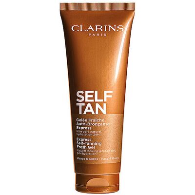 CLARINS Self Tan Gelée Fraiche Auto-Bronzante Express 125ml W CLARINS Self Tan Gelée Fraiche Auto-Bronzante Express 125ml W