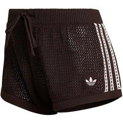 Adidas ORIGINALS Shorts CROCHET braun L W Adidas ORIGINALS Shorts CROCHET braun L W
