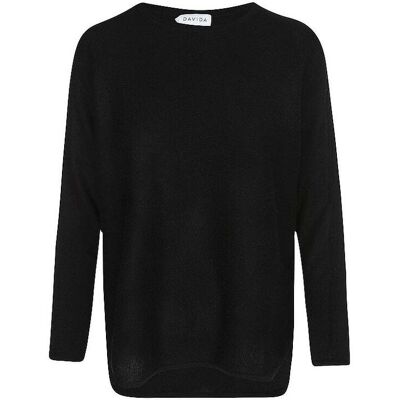 DAVIDA Kaschmirpullover schwarz S W DAVIDA Kaschmirpullover schwarz S W