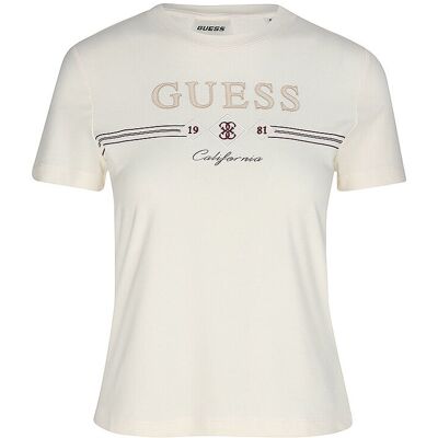 Guess ACTIVEWEAR T-Shirt FEBE creme XS W Guess ACTIVEWEAR T-Shirt FEBE creme XS W