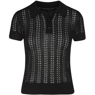 Guess Poloshirt POINTELLE VIENNA schwarz M W Guess Poloshirt POINTELLE VIENNA schwarz M W