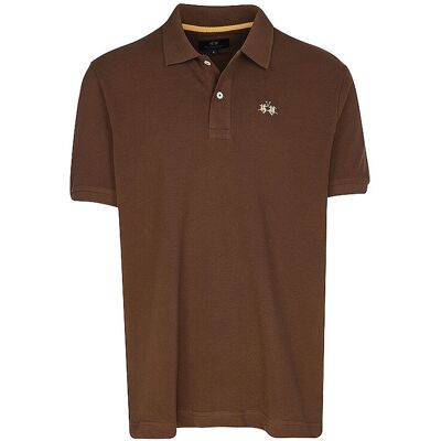 LA MARTINA Poloshirt braun XL M LA MARTINA Poloshirt braun XL M