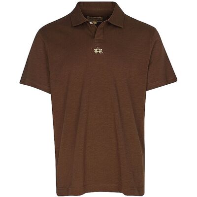 LA MARTINA Poloshirt braun XXL M LA MARTINA Poloshirt braun XXL M