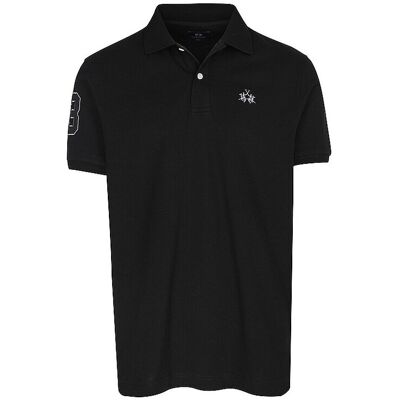 LA MARTINA Poloshirt schwarz XL M LA MARTINA Poloshirt schwarz XL M