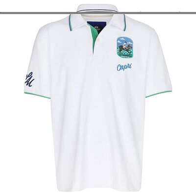 LA MARTINA Poloshirt weiss XL M LA MARTINA Poloshirt weiss XL M