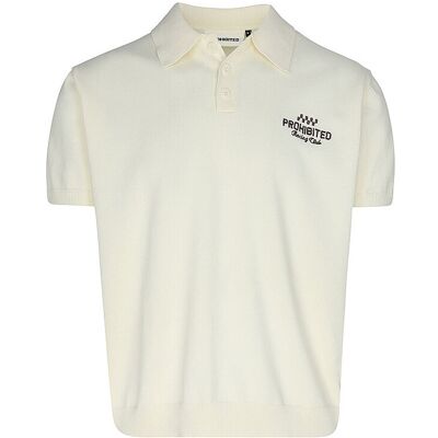 PROHIBITED Poloshirt SPEEDTRAP weiss XL M PROHIBITED Poloshirt SPEEDTRAP weiss XL M