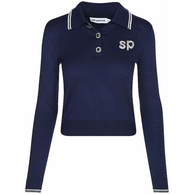 SELF-PORTRAIT Poloshirt dunkelblau M W SELF-PORTRAIT Poloshirt dunkelblau M W