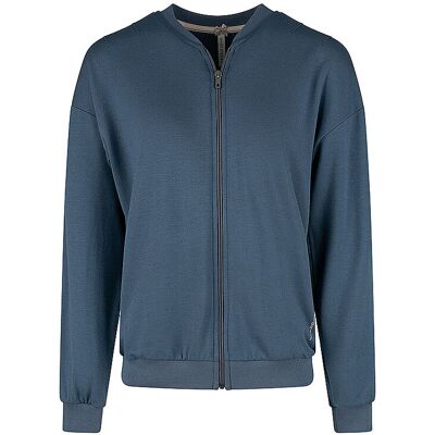 SHORT STORIES Loungesweatkjacke blau S W SHORT STORIES Loungesweatkjacke blau S W