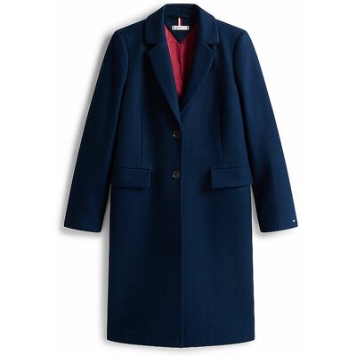 Tommy Hilfiger Wollmantel dunkelblau 34 W Tommy Hilfiger Wollmantel dunkelblau 34 W