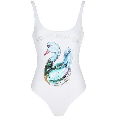 TORY BURCH Badeanzug weiss S W TORY BURCH Badeanzug weiss S W