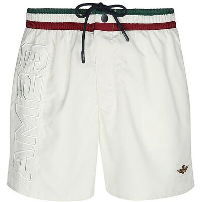 AERONAUTICA MILITARE Badeshorts creme 48 M AERONAUTICA MILITARE Badeshorts creme 48 M