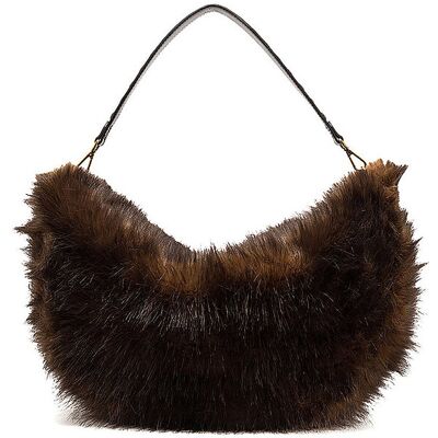 GIANNI CHIARINI Tasche - Schultertasche in Felloptik CLEO braun W GIANNI CHIARINI Tasche - Schultertasche in Felloptik CLEO braun W