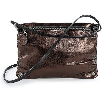 INA KENT Ledertasche - Umhängetasche MOONLIT ed.1 braun W INA KENT Ledertasche - Umhängetasche MOONLIT ed.1 braun W