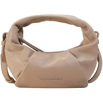 LES VISIONNAIRES Ledertasche - Mini Bag GRETA MINI ESSENTIAL SILKY camel W LES VISIONNAIRES Ledertasche - Mini Bag GRETA MINI ESSENTIAL SILKY camel W