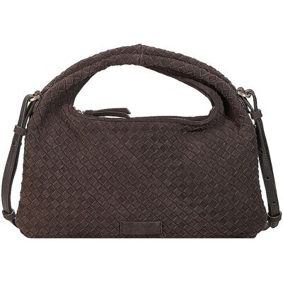 LES VISIONNAIRES Ledertasche - Henkeltasche SADIE GRADE WEAVE COZY braun W LES VISIONNAIRES Ledertasche - Henkeltasche SADIE GRADE WEAVE COZY braun W
