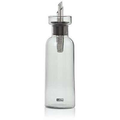 ADHOC Essig- oder Ölspender AROMA POUR 300ml Glas / Edelstahl hellgrau B ADHOC Essig- oder Ölspender AROMA POUR 300ml Glas / Edelstahl hellgrau B