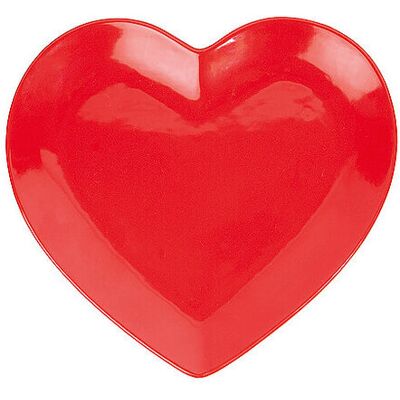 DOIY Keramikteller 28cm DYPLALOREL Love Red rot B DOIY Keramikteller 28cm DYPLALOREL Love Red rot B