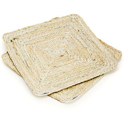 FYNCH-HATTON Tischset 4tlg 33x33cm UTAMU Offwhite beige B FYNCH-HATTON Tischset 4tlg 33x33cm UTAMU Offwhite beige B