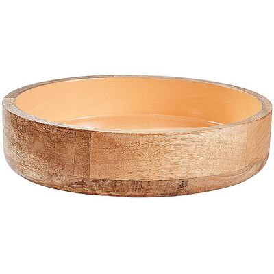 FYNCH-HATTON Holzschüssel klein 22x6cm SINGA Cantaloupe orange B FYNCH-HATTON Holzschüssel klein 22x6cm SINGA Cantaloupe orange B