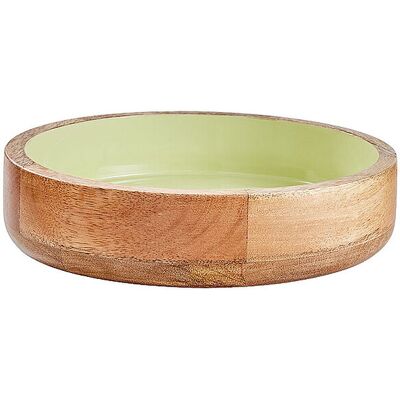 FYNCH-HATTON Holzschüssel klein 22x6cm SINGA Pear grün B FYNCH-HATTON Holzschüssel klein 22x6cm SINGA Pear grün B