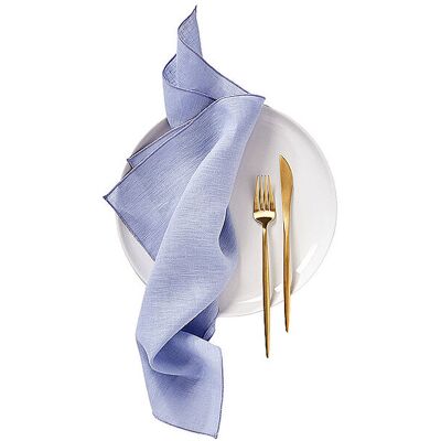 FYNCH-HATTON Leinen-Servietten 4-tlg LUMO New Breeze hellblau B FYNCH-HATTON Leinen-Servietten 4-tlg LUMO New Breeze hellblau B