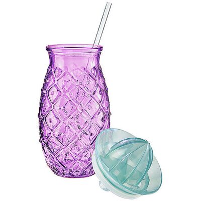 FYNCH-HATTON Trinkglas ANANAS NANASI Lila lila B FYNCH-HATTON Trinkglas ANANAS NANASI Lila lila B