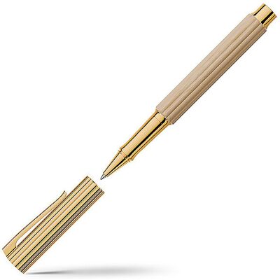 GRAF VON FABER-CASTELL Tintenroller Bloom Hainbuche gold B GRAF VON FABER-CASTELL Tintenroller Bloom Hainbuche gold B