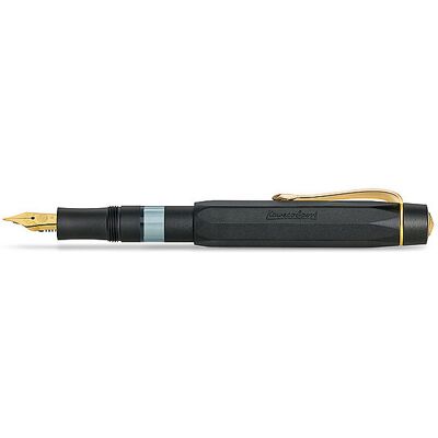 KAWECO Füllhalter Pioston Sport Al Black/Gold M schwarz B KAWECO Füllhalter Pioston Sport Al Black/Gold M schwarz B