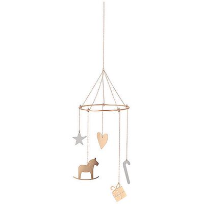 RAEDER Weihnachts Mini Mobilie 10x26cm Gold/Silber gold B RAEDER Weihnachts Mini Mobilie 10x26cm Gold/Silber gold B