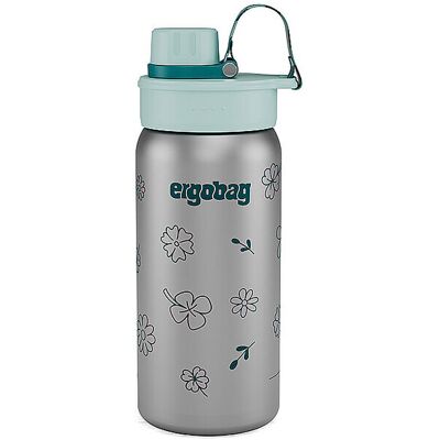 ERGOBAG Edelstahl Trinkflasche Blumen B ERGOBAG Edelstahl Trinkflasche Blumen B